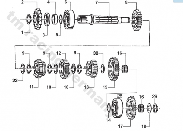 Scheibe 25.2X31.8X1. # 48254`