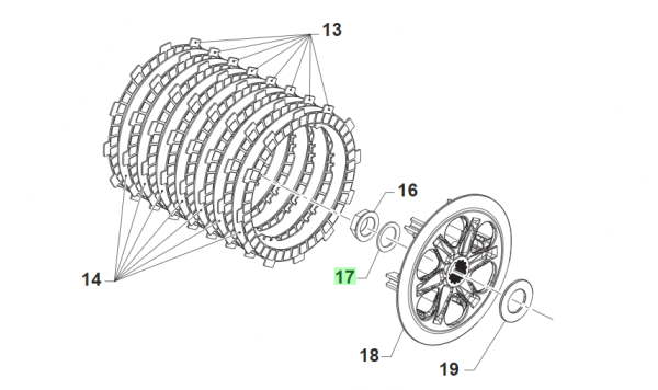 Sicherungsscheibe Kupplungsnabe # 490059`
