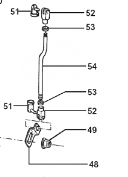 Sicherungsclip 4mm für Auslass-Steuerung. # 49042`