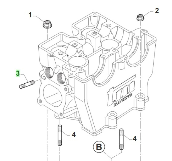 Stehbolzen M6X27. # 49151`