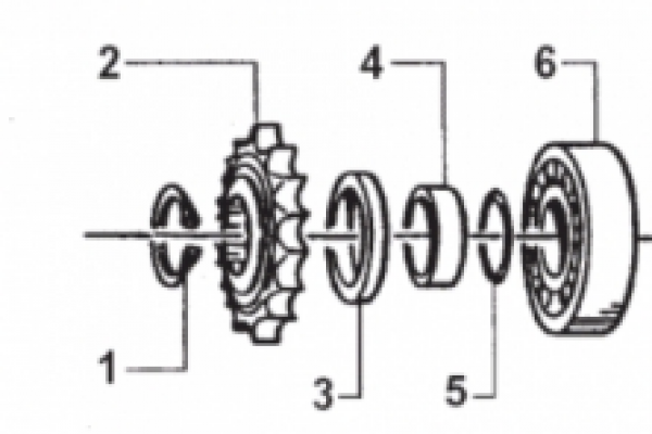 Seegerring Ritzel 250/300. # 49252`