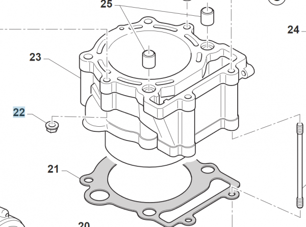 Bundmutter M8, SW12x, # 49640.85`