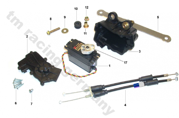 Schraube für Deckel Servomotor TMEES, # 49871`