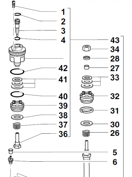 O Ring Druckstufenventil, # B528218`