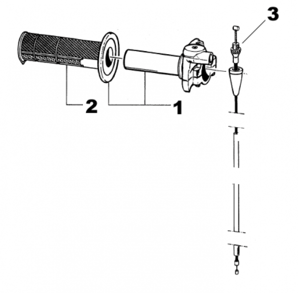 Gaszug  85 Junior  ab 2013  , # 64040`