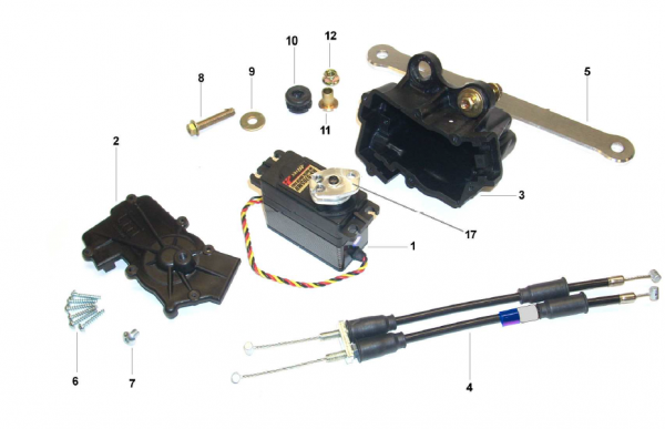 Seilzugkit für TMEES System 125/144  ab 2014. # 64041.