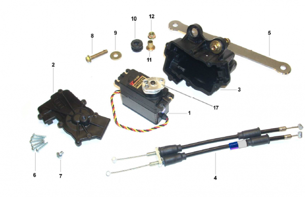 Seilzugkit für TMEES System 125/144  ab 2014, # 64041.