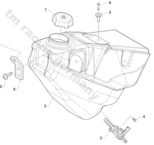 Benzinhahn MX und SMX Junior, # 65019`