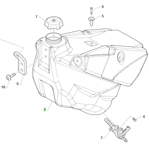 Tank mod 2016, schwarz. 65021.16`