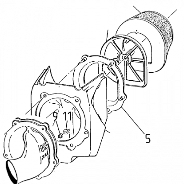 PIASTRA METALLO INT.CASSA FILT, # 66013.1`