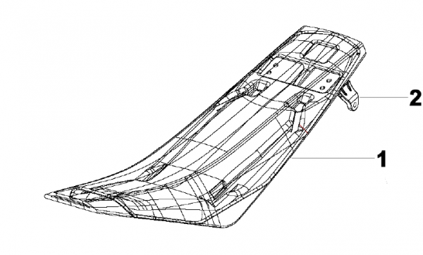 Sitzbezug TM Racing blau, 2 Takt, mod 2015 bis , # 67069.15`