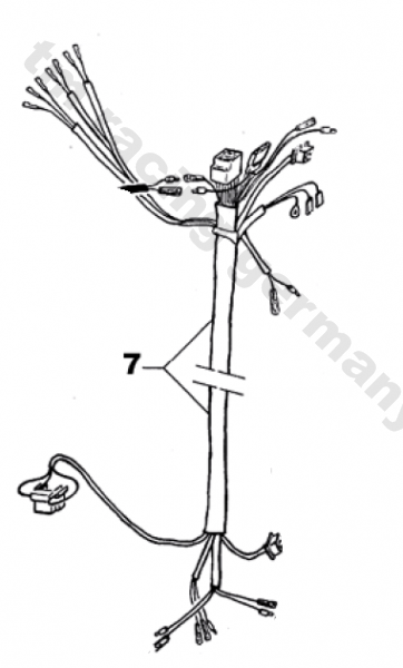 Kabelbaum Licht und Blinkersystem 2T 08/10, # 68030.9, ersetzt durch # 68030.13`
