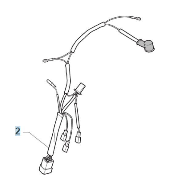 Zusatzkabelbaum BATTERIA SMR 125 M.19-, # 68246 ;