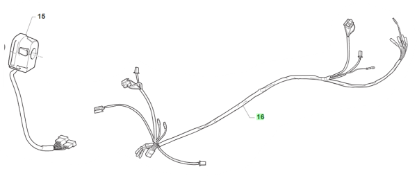 Kabelbaum Lichtsystem 2T/4T ENDURO CPL MY2022, # 68292`