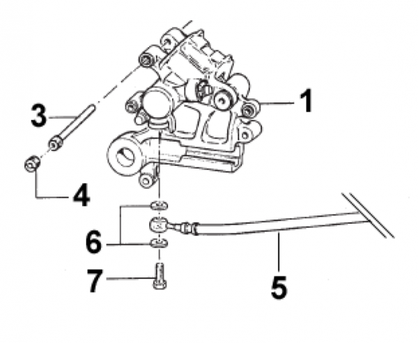 Bremssattel Nissin hinten mod 01  , # 69026.01