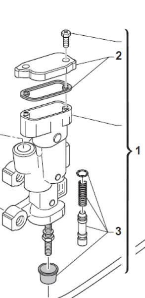 Reparaturkit Nissin Bremspumpe hinten ab mod 05. # 69084.05`