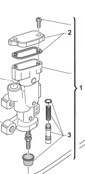 Reparaturkit Nissin Bremspumpe hinten mod 05 , # 69084.05.