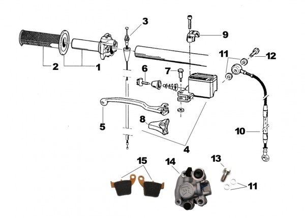 Gelenkabdeckung Bremspumpe Brembo. # 69145.00`