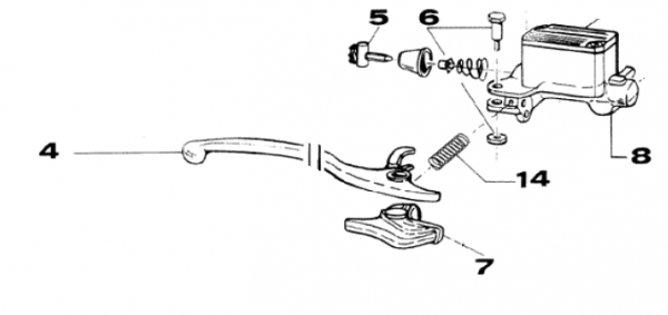 Einstellschraube Brembo mod 2000, # 69162.
