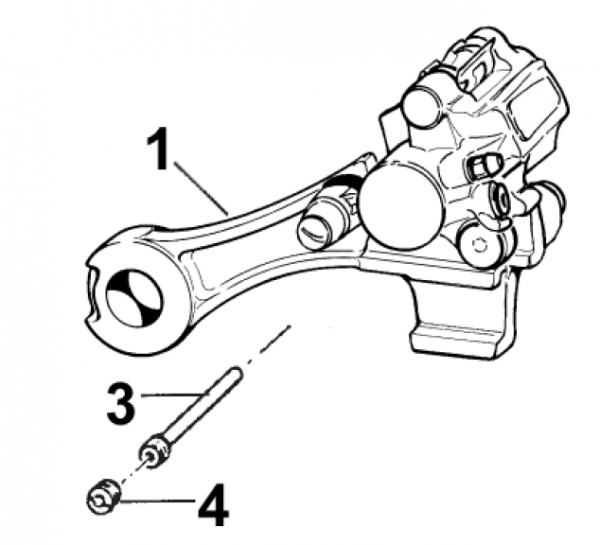 Bremssattel hinten, Nissin,   mod 2014 , # 69185`
