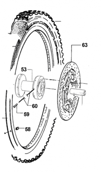 Bremsscheibe vorne modell 2010  , # 69209`