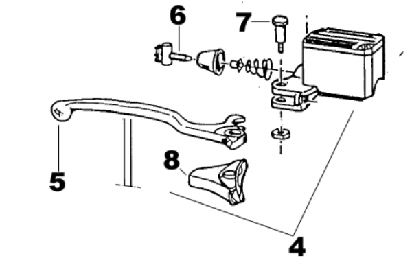 Handbremspumpe Brembo, # 69219, bitte # 69248 bestellen