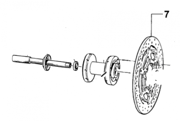 Bremsscheibe 320 mm , SMR , # 69224.