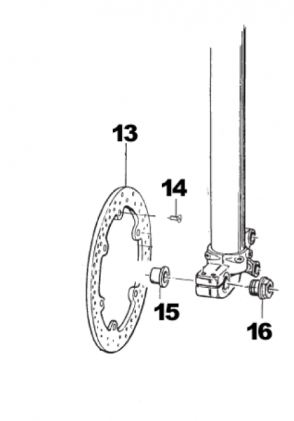 Bremsscheibe Junior MX mod 2013 , # 69237