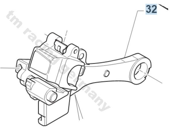 Bremsattelträger.Nissin 05/14, # 69285`