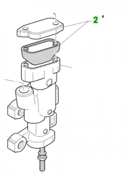 Kit Deckel, Dichtung Fussbremspumpe Nissin. # 69321`