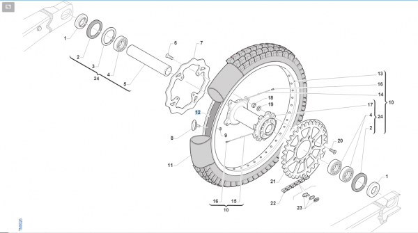 Felgenband, Flap, 19". # 70038`