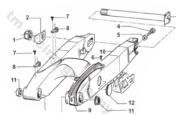 Schiebestück Kettenspanner M.97/2004, # 70080,