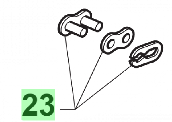 Kettenschloß 135 O-Ring. # 70091`