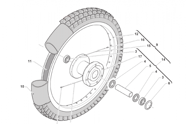 O RING Vorderradnabe junior ab mod 2013, # 12062`