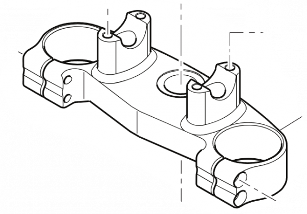 Gabelbrücke  SUP. MA50B 50,16 mod 17. # 72000.95`