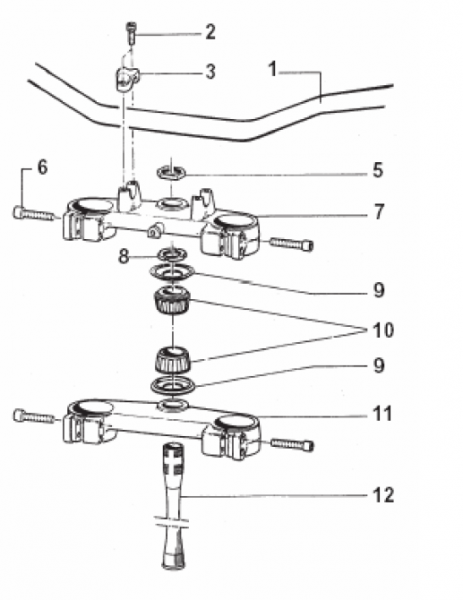 Gabelbrücke unten.USD 2003 blau, # 72000.18`