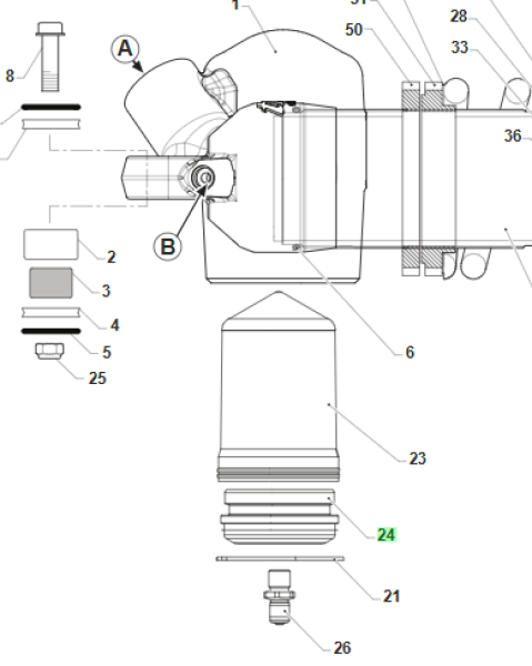 Verschlusskappe Ausgleichsbehälter TM Ø 55, # 72281`