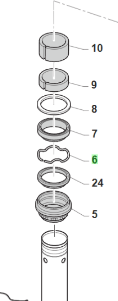 SNAP RING OIL SEAL KYB 48. # 72525`