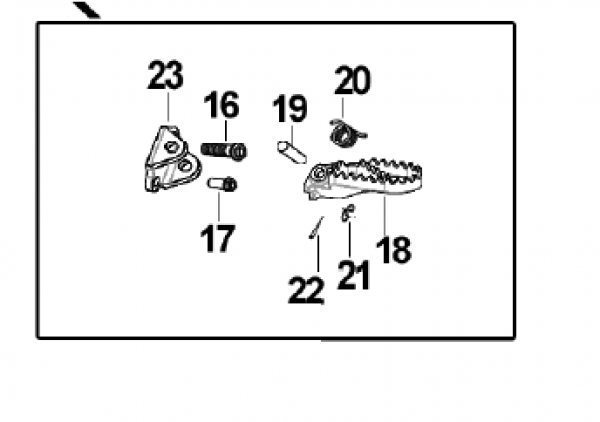 Fußraster rechts  MOD. 92/01, #73037, wird ersetzt durch 73048.10`