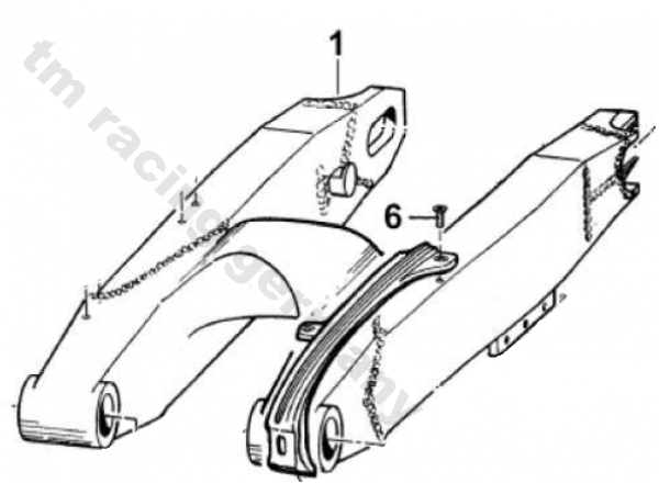 Hinterradschwinge, mod 2015 bis, # 73099.15`