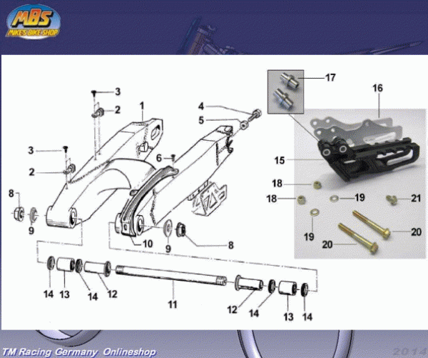 Buchse Schwinge mod 08 bis , # 73112`