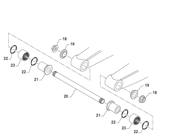 Buchse Schwinge Aussenseite, # 73115`