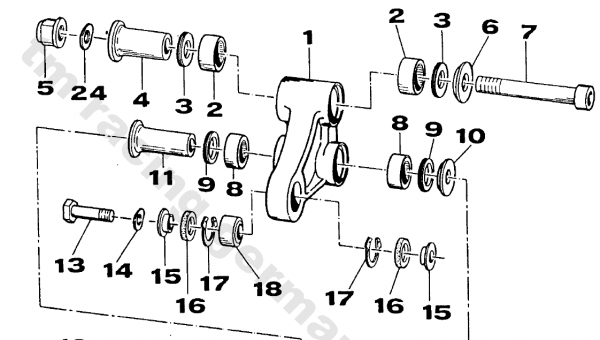 Buchse Umlenksystem,  # 73201` , ersetzt durch 73207`