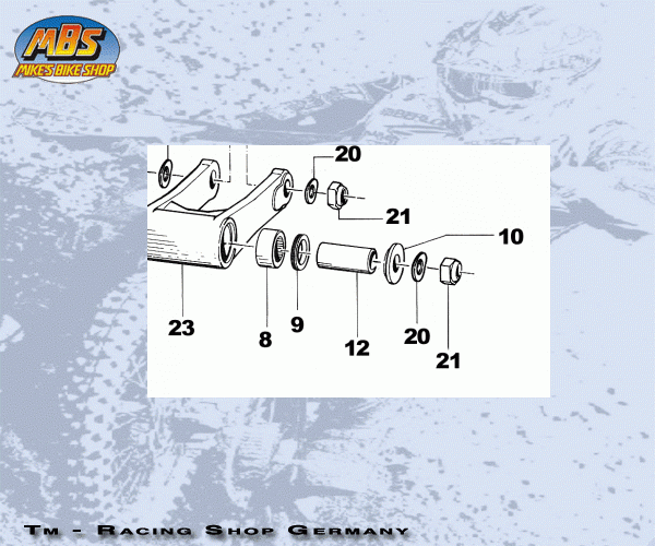 Abschlußdeckel Buchse Umlenkung  12 (31X5), Artikel nicht mehr lieferbar 
