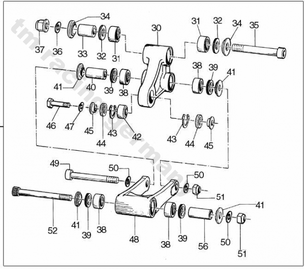Buchse Umlenkung, ersetzt durch # 73209`