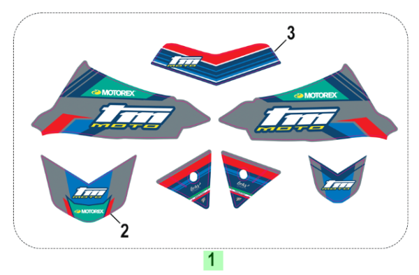 Stickerkit TM Moto my 26. # 94317.26`
