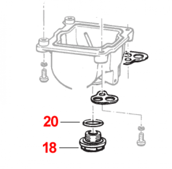 O-RING Deckel Verschluß KEIHIN. # D24108`