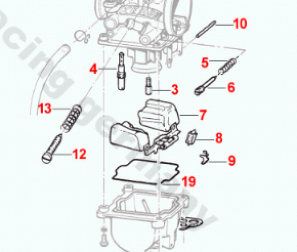 Dichtung Schwimmerkammer Keihin 2T PWK. # D24127´