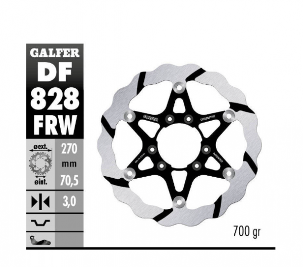 GALFER Wave Bremsscheibe DF828FRW