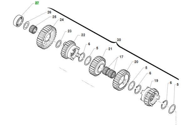 Kugellager 17x35x10. # F03367`